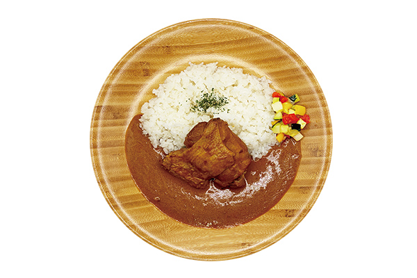 鶏白湯マサラ風骨つきチキンカレー