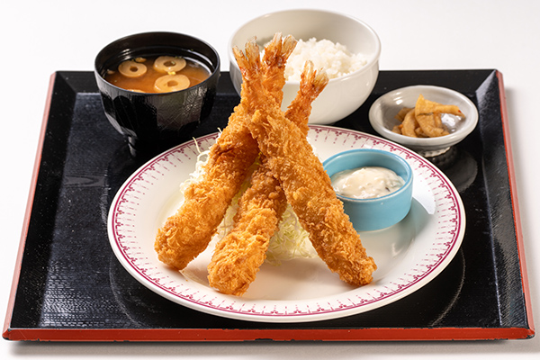 エビフライ定食