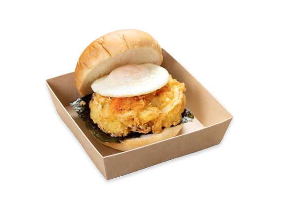 由比港産桜えびのかき揚げバーガー
